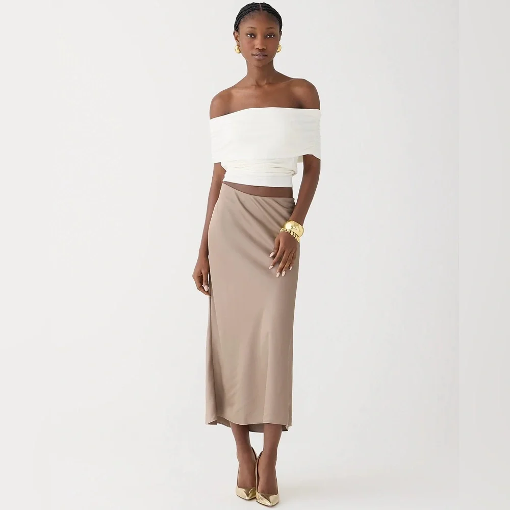 J.Crew Gwyneth slip skirt AC467